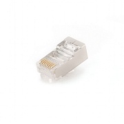 Коннектор Gembird RJ-45 (8P8C) CAT6, экранированный 30u" gold plated (упаковка 10 штук) 