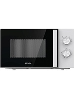 Микроволновая печь Gorenje MO20E1WH (Essential / 20 л, 800 Вт, переключатели поворотный механизм, белый/черный) Белый