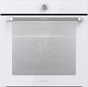 Духовой шкаф Gorenje BOS67371SYW (Simplicity 2.2 / 77 л / до 300 °C / Белый, стекло / AquaClean / PerfectGrill / съемные направляющие / А / IconLED)