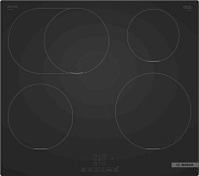 Поверхность индукционная Bosch PIF61ABB5E (Serie4 / черный / стеклокерамика / TouchSelect / ReStart / PowerBoost / Таймер / 7,4 кВт)