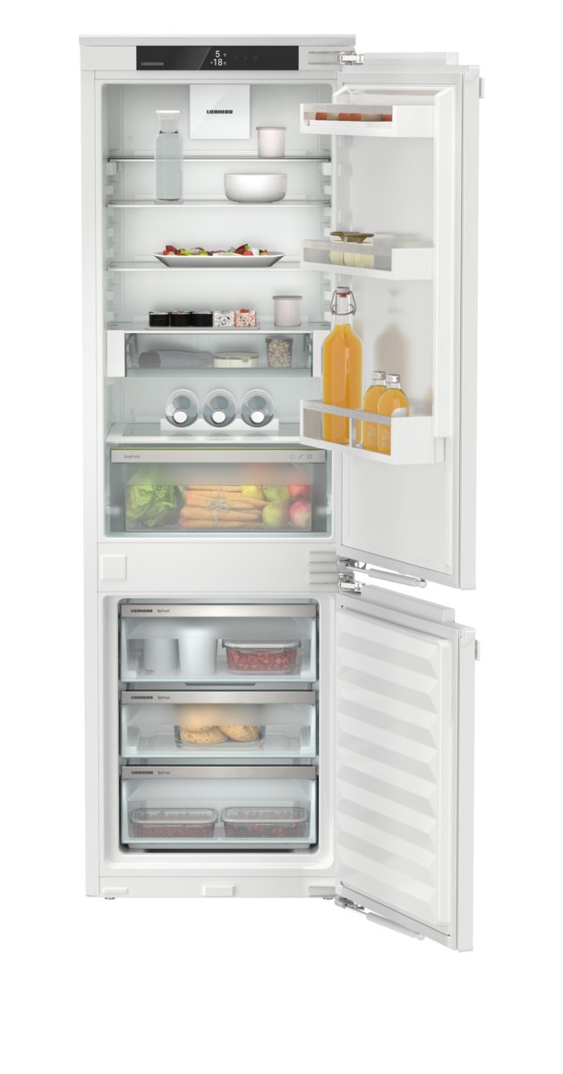 Холодильник встраиваемый Liebherr ICNd 5123 Plus (EasyFresh / Объем - 273л / Высота - 177.2см / Жесткое крепление фасадов / SoftSystem / NoFrost)