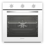 Духовой шкаф Indesit IFE 3634 WH (72 л / до 250 °C / Белый / Паровая очистка / Гриль / Съемные направляющие / А) Белый