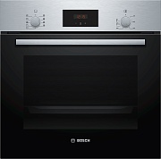Духовой шкаф Bosch HBF114ES0 (Serie2 / нерж / Easy To Clean / телескоп / LED-дисплей / 3D-HotAir) Серебристый