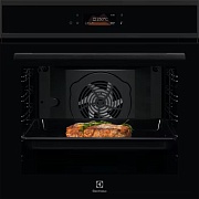 Духовой шкаф Electrolux EOF8H39H (MealAssist 700 / 72л / до 250°C / Чёрный, стекло / Гидролиз / телескоп. напр. (x1) / SoftClose)