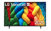 Телевизор LG 55NANO80A6B 4K UHD WebOS  Чёрный