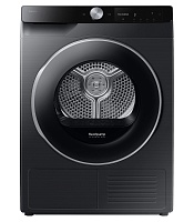 Сушильная машина с тепловым насосом Samsung DV90DG6845LB (60см / 9кг / HygieneCare / AI Dry+ / AI Control / Wi-Fi / Чёрный)
