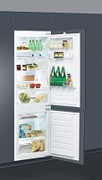 Холодильник встраиваемый Whirlpool ART 6510/A (Объем - 273 л / Высота - 177 см / Слайдерное крепление фасадов / A+ / Белый / капельная система) Белый