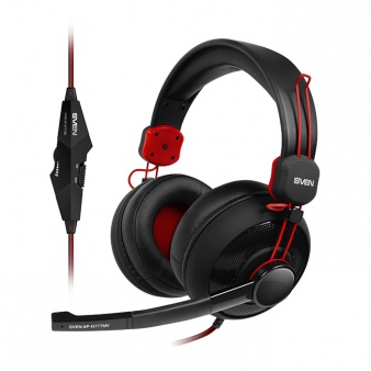 Наушники с микрофоном SVEN AP-G777MV Black-RED GAMING