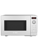Микроволновая печь BOSCH FFL023MW0 (20 л, 800 Вт, переключатели поворотный механизм, сенсор, дисплей, белый) Белый