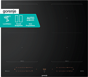 Поверхность индукционная Gorenje GI6443BSCWF (G800 / Черный / стеклокерамика / 4 конфорки (2,3/2,3/2,3/2,3 кВт) / BridgeZone*2 / Таймер / 7.36 кВ)