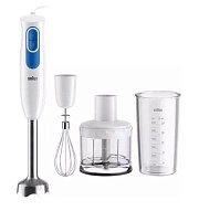 Блендер Braun MQ20.236MWH (600 Вт/ скоростей 2/ венчик, измельчитель, стакан) 