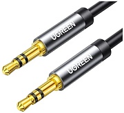 Кабель UGREEN AV119 (10733) 3.5mm Male to 3.5mm Male Cable. Длина: 1м. Цвет: черный