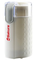 Кофемолка Sakura SA-6163W (200Вт/ 50г/ белый) 