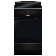 Плита электрическая Hansa FCCB54000 (Черный / духовка - 68 л / 4 конфорки (1,7/1,2/1,2/1,7кВт) / SteamClean / Мощность - 5,8кВт)