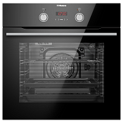 Духовой шкаф Hansa BOES68465 (65 л / до 250 °C / Чёрный / Aqualytic / Гриль / Съемные направляющие / А)