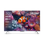 Телевизор Haier 50" S3 4K UHD HQLED Android TV Серебристый
