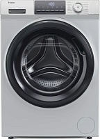 Стиральная машина Haier HW90-BP14929BS (58,3 см / 9кг / 1400об / пар / Smart Dual Spray / Invertor / A+++ / Серебро)