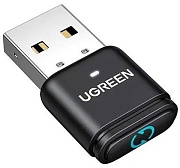 Адаптер Bluetooth UGREEN BT301 (35994) Адаптер с эмулятором движения мышки USB-A Bluetooth 5.4, цвет: серый