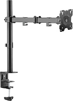 Крепление для монитора ONKRON D121E чёрный, для 13"-34", наклон 45°, поворот 180°, нагрузка до 8 кг, расстояние до стола 0-450 мм