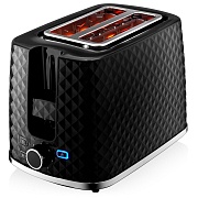 Тостер Brayer BR2101BK (930 Вт/ тостов - 2/ подогрев, размораживание, поддон для крошек/ черный) 