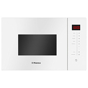 Микроволновая печь встраиваемая Hansa AMMB25E1WH (Белый / 25 литров / ширина - 59,5 см / 900 Вт / Гриль 1000 Вт)