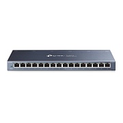 Коммутатор TP-LINK TL-SG116E 16-портовый гигабитный настольный коммутатор 