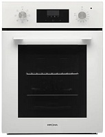 Духовой шкаф KRONA RITUS 45 WH G2 (Узкий, 45 см / 45 л / до 260 °C / Белое стекло / Формованные направляющие / Гриль / А)