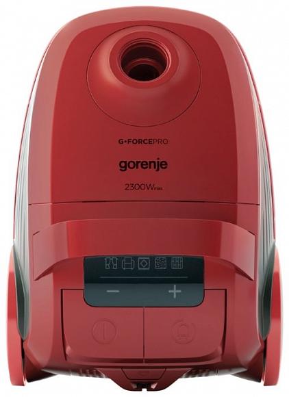 Пылесос Gorenje VC2321GPRRCY (2300/ 470Вт, мешок 3л, красный)