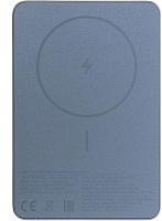 Портативная батарея Xiaomi Super Slim Magnetic Power Bank 5000mAh, голубой (BHR08POGL)