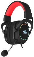 Проводные игровые наушники Redragon Zeus X RGB, (объемный звук 7.1, провод 2 м), Черные
