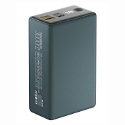 Портативная батарея OLMIO QX-30 (22.5W PD/ Quick Charge) 30000мАч, зеленая, soft-touch Зеленый