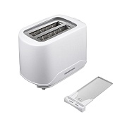 Тостер Redmond RT-437 (750 Вт/ тостов - 2/ подогрев, размораживание, поддон для крошек/ белый)