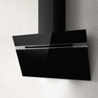 Вытяжка наклонная Elica Stripe BL/A/90/LX (1200 м³/ч / 265 Вт / LED освещение 2x2.5 Вт / ширина - 89.8 см / чёрное стекло) Чёрный