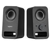 Колонки 2.0 Logitech Z150 / 3W / Питание - 220В / Аудиовыход на наушники / Чёрный / Корпус - пластик (980-000814) Чёрный