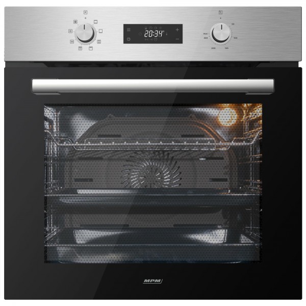 Духовой шкаф MPM MPM-63-BOS-41 (72 л / до 250 °C / Нерж.сталь / съемные направляющие / А)