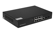 Коммутатор Cudy GS2008S2 (L2) 8x1 Гб/с управляемый + 2 SFP 1 Gb/s 