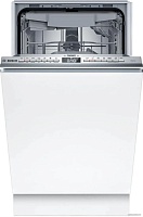 Машина посудомоечная встраиваемая 45 см Bosch SPV4EMX61E (Serie4 / 10 комплектов / 3 полки / расход воды - 6,7 л / InfoLight / Home Connect / А++)
