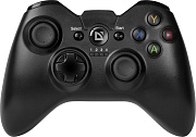 Беспроводной геймпад Defender CodX / 17 кнопок / Чёрный / Виброотдача / Поддержка Windows, PS3, iOS13, Android 5.0 Чёрный