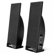 Колонки 2.0 SVEN 230 / 4W / Питание - 220В / Чёрный / корпус - пластик Чёрный