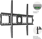 Кронштейн для ТВ ONKRON UF4 чёрный, фиксированный, для 55"-100", нагрузка до 75 кг, расстояние до стены 35 мм