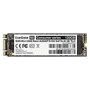 Жесткий диск SSD M.2 240GB ExeGate Next 2280 A2000TS240 558/490MB/s  SATA III/ EX280469RUS 100TBW 