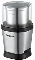 Кофемолка Sakura SA-6177S (200 Вт / 70 г / металл / серебристый)