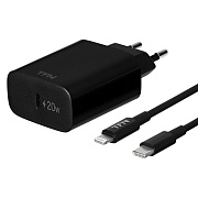 Сетевое зарядное устройство TFN WC35 + кабель Type-C - Lightning (Type-C / 3A / 20W / чёрное) Чёрный