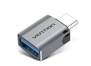 Переходник OTG USB Type-C - USB 3.0 Vention (CDQH0), вилка - розетка, скорость передачи: до 10 Гб/сек