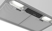 Вытяжка полновстраиваемая Indesit INAE 52FLS X (381 м³/ч / 191 Вт / LED освещение 2x3 Вт/ ширина - 53 см / нерж. сталь)