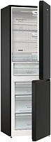 Холодильник Gorenje NRK6192ABK4 (G200 / Объем - 302 л / Высота - 185см / A++ / Чёрный / NoFrost Plus)