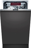Машина посудомоечная встраиваемая 45 см Neff S855EMX16E (10 комплектов / 3 полки / расход воды - 9,5 л / TimeLight / Home Connect / А) Серебристый