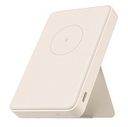 Портативная батарея магнитная Xiaomi Magnetic Wireless Power Bank Magsafe 6000mAh, бежевая (BHR9074GL) Бежевый