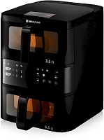 Аэрогриль Brayer BR2048 (2500 Вт, 10 л (2 чаши 3,5/6,5 л), упр. - сенсорное, программ - 10, таймер на - 60 мин)