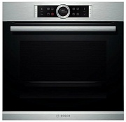 Духовой шкаф Bosch HBG655BS1 (Serie8 / нерж / EcoClean Direct / TFT-дисплей / SoftMove / 4D-HotAir / AutoPilot) Нержавеющая сталь